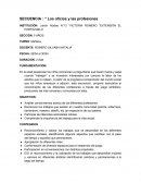 SECUENCIA : “ Los oficios y las profesiones