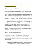 Sociología El mundo contemporáneo ACTIVIDADES Y DESARROLLO