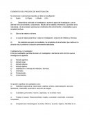 ELEMENTOS DEL PROCESO DE INVESTIGACIÓN