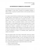 LOS SENTIDOS DEL CAMBIO EN LA EDUCACIÓN
