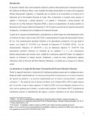 Plan Maestro. Política de formación docente