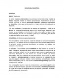 SECUENCIA DIDACTICA. TRES SESIONES