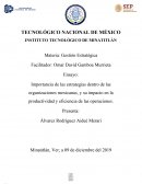 Importancia de la estrategia de las empresas mexicanas y su impacto en la productividad