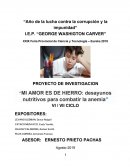 Mi amor es de hierro: desayunos nutritivos para combatir la anemia