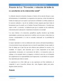 Proyecto de Ley “Prevención y reducción del delito de ex carcelarios en la reinserción social”