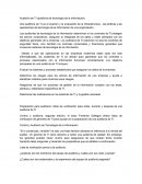 Auditoría de TI (auditoría de tecnología de la información)