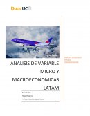 ANALISIS DE VARIABLE MICRO Y MACROECONOMICAS LATAM