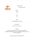ANALISIS GENERAL DE LA SITUACION DE UNA EMPRESA CONSIDERANDO INFORMACION DE SU FUNCIONAMIENTO PRODUCTIVO Y SUS ESTADOS FINANCIEROS