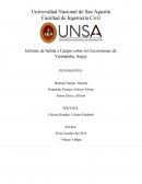 Informe de Salida a Campo sobre los Ecosistemas de Yarabamba, Sogay