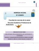 “INCIDENCIA DE DESNUTRICIÓN POR DEFICIENCIA DE HIERRO EN LOS NIÑOS MENORES DE 3 AÑOS EN EL CENTRO POBLADO LA HUARACLLA”