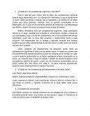 ¿Cuáles son las competencias cognitivas o del saber?