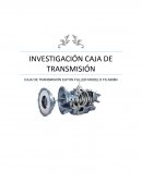 TRABAJO DE INVESTIGACION CAJA DE TRANSMISIÓN