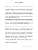 ECOLOGÍA. ES AHORA O NUNCA