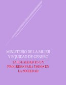 MINISTERIO DE LA MUJER Y EQUIDAD DE GENERO