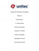 Trabajo sobre Planificación Estratégica Semana 4