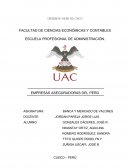 EMPRESAS ASEGURADORAS DEL PERÚ