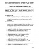 Estudio de impacto ambiental