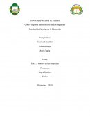 Ética y valores en las empresas