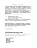 Estrategias Recursos Humanos