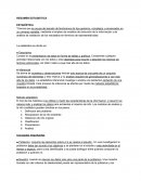 RESUMEN ESTADISTICA