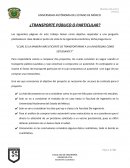 ¿Transporte público o particular?