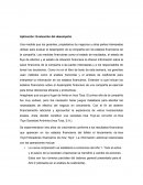 Aplicación: Evaluación del desempeño