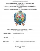 III EXAMEN DE ESTADÍSTICA 1