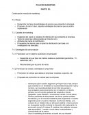 Plan de marketing estructura