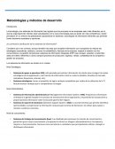 Metodologías y métodos de desarrollo