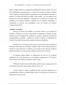 Investigación Tu país y el comercio internacional