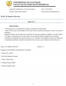 TALLER DE MODELO DE MERCADO