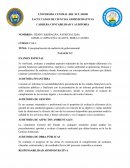 Conceptualización de auditoría de gubernamental