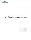Marketing examen