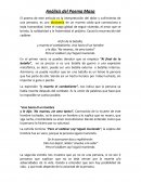 Interpretación del Poema masa
