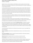 Resumen Proyecto de Investigación. (Mardones y Ursua)