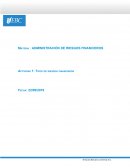Administración de riesgos financieros