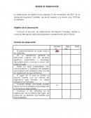 REPORTE DE OBSERVACIÓN