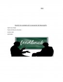 Gestión de resultados de la evaluación del desempeño