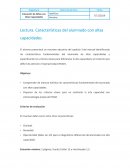 Características altas capacidades