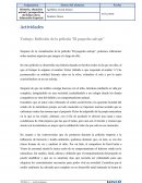 Trabajo: Reflexión de la película “El pequeño salvaje”