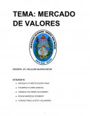 MERCADO DE VALORES