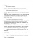 Psicología cognitiva