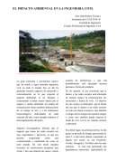 EL IMPACTO AMBIENTAL EN LA INGENIERIA CIVIL