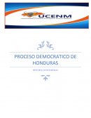 Proceso democratico en Honduras