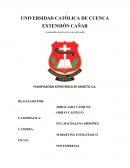 Planificacion estrategica de Didactic S A