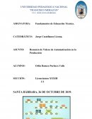 Resumen de Videos de Automatización en la Producción