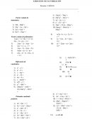 EJERCICIOS DE FACTORIZACIÓN