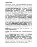 MINUTA DE DIVORCIO POR MUTUO CONSENTIMIENTO