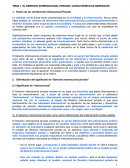 EL DERECHO INTERNACIONAL PRIVADO: CARACTERÍSTICAS GENERALES