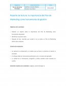 LA IMPORTANCIA DEL PLAN DE MARKETING COMO HERRAMIENTA DE GESTION